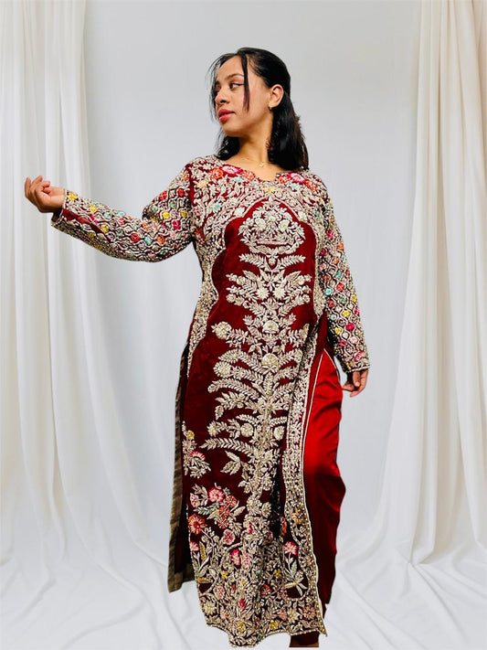 Robe Pakistanaise Traditionnelle Élégante 05