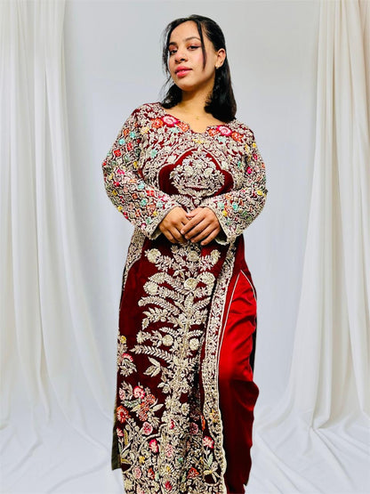 Robe Pakistanaise Traditionnelle Élégante 05