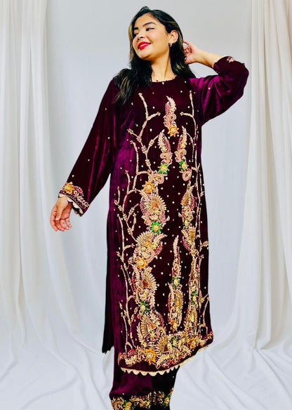 Robe Pakistanaise Traditionnelle Élégante 02